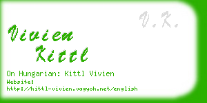 vivien kittl business card